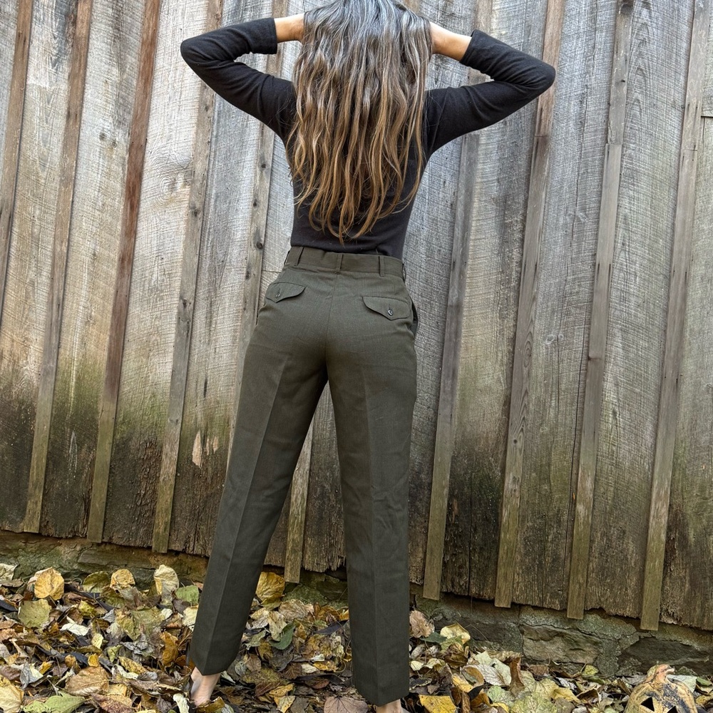 Vintage 90s Olive Green Marine Trousers
